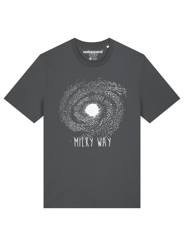 wat? Apparel T-Shirt Milky way in Grau