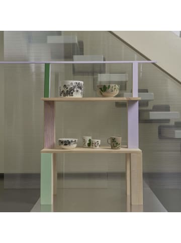 Marimekko Schüssel 2er-Set Oiva Elokuun Varjot in Weiß | Grün | Pink