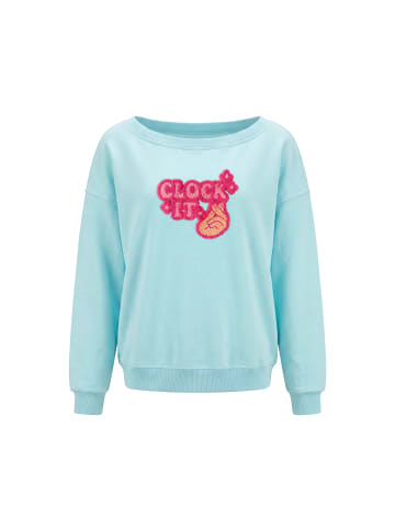 myMo Women Sweatshirt in Aqua