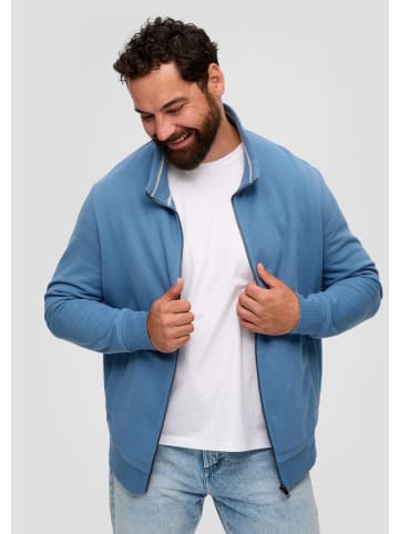 s.Oliver Sweatshirt Jacke in 5402_blau