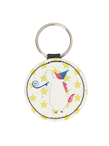 Mr. & Mrs. Panda Anhänger Einhorn Party ohne Spruch in Weiß