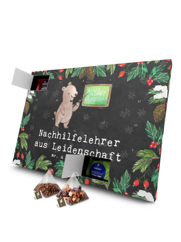 Mr. & Mrs. Panda Advents-Teekalender Nachhilfelehrer Leidenschaf... in Kreidetafel