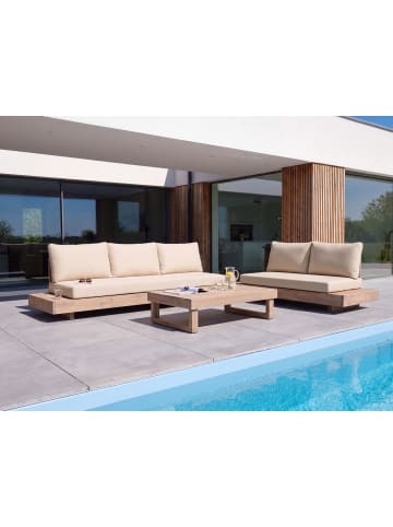 Beliani 3-tlg Lounge Set MARETTIMO in Beige/Braun