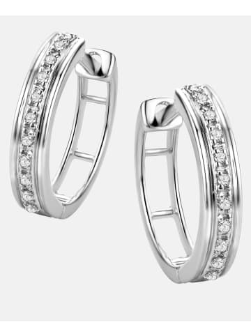 Diamant L'éternel Ohrringe aus 375 Weißgold mit Diamant