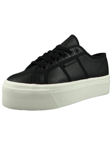 Superga Sneaker Tumbled schwarz