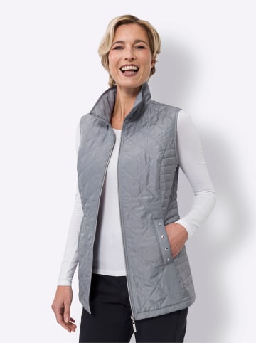 Sieh an! Steppweste in steingrau