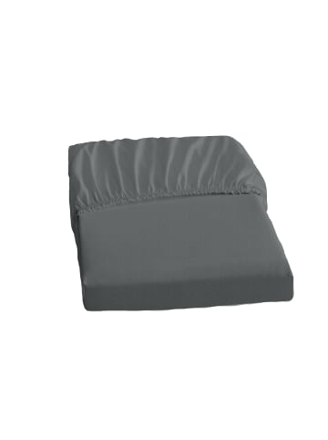 Dormisette Spannbetttuch Frotte-Stretch in graphit