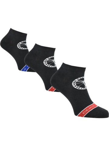 Carlo Colucci Sneakersocken Centaro in Schwarz