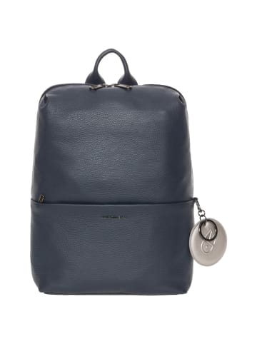 Mandarina Duck Mellow Leather - Rucksack 13" 36 cm Leder (scarab) in dress blue