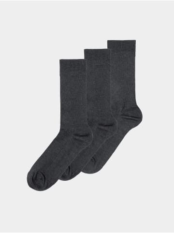 Erlich Textil  CASUAL COTTON in schwarz-melange