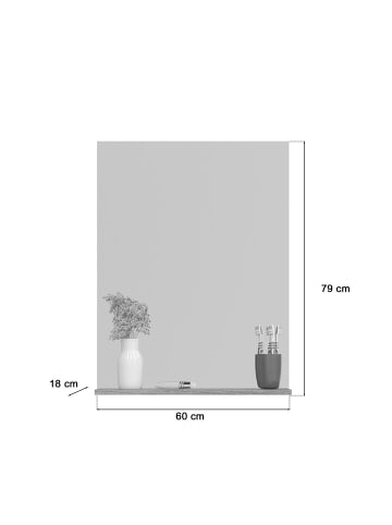 ebuy24 Spiegel 60 x 18 cm