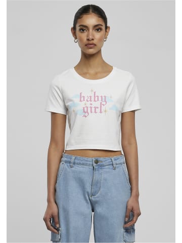 Mister Tee Cropped Tee in white