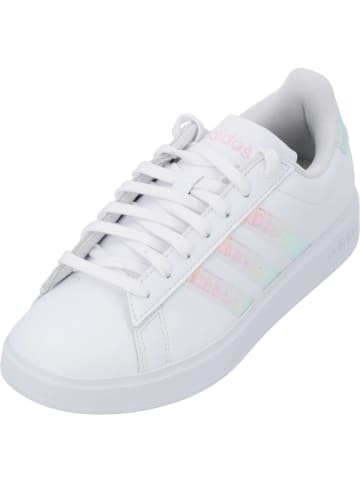 adidas Schnürschuhe in white/clear pink