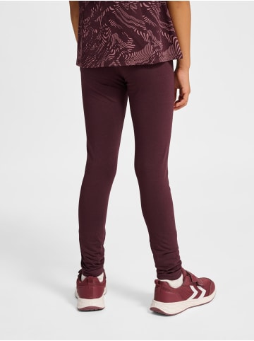Hummel Leggings Hmljr Warmup Lebensstil Mädchen in WINETASTING