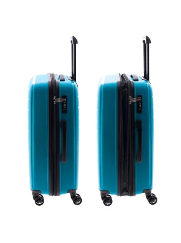 Gladiator 1700 4 Rollen Trolley 68 cm mit Dehnfalte turquoise