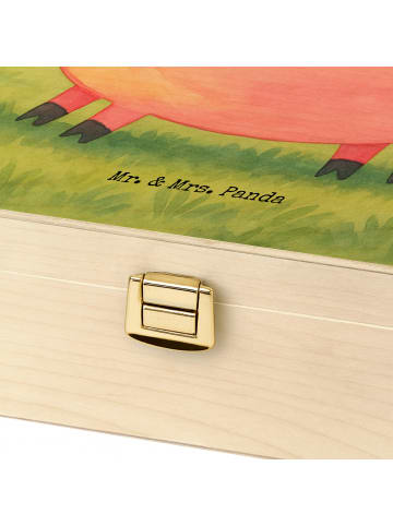 Mr. & Mrs. Panda Teebeutel Aufbewahrung Einhorn Schwein Design m... in Weiß