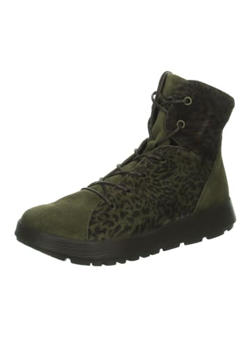Think! Stiefelette COMODA in Oliv/Kombi