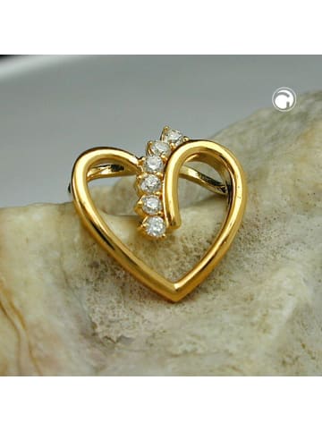 Gallay Anhänger 12x13mm in gold