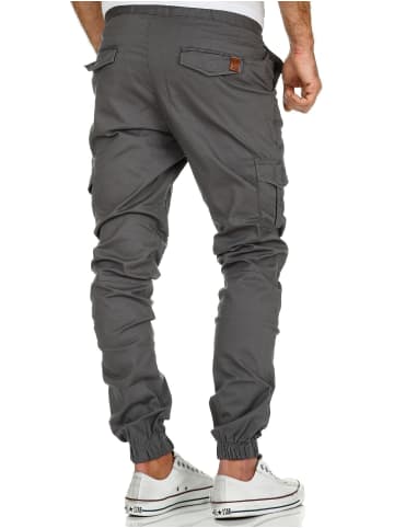 Amaci&Sons Cargo Jogger-Chino SAN ANTONIO in Dunkelgrau