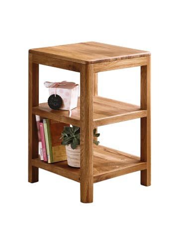 home24 home24 Regal (1er Set) - Eiche - Massivholz Eiche geölt - 40.0 x 60.0 x 40.0 cm in Eiche