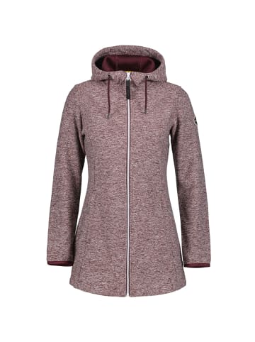 Icepeak Awendaw lange Midlayer-Jacke in Rot