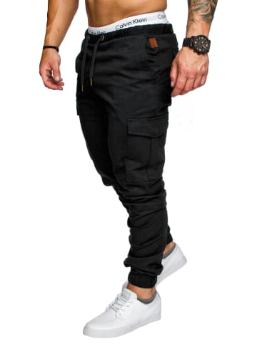 Amaci&Sons Cargo Jogger-Chino LOS ANGELES in Schwarz