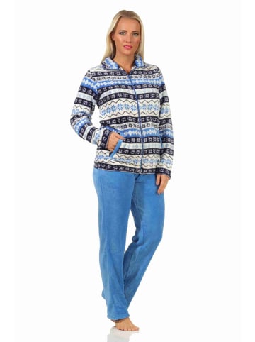 NORMANN Hausanzug Coralfleece wterlichen - 58682 in blau