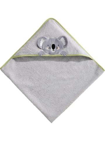 Erwin Müller Frottier Kapuzenbadetuch Koala in grau
