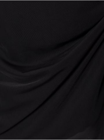 comma Langarmshirt in schwarz