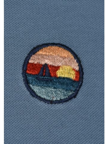 GreenBomb Polo-Shirt Nature Sail in Marineblau