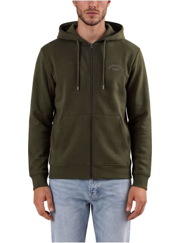 Sweatjacke JJAUTHENTIC SWEAT ZIP HOOD in Oliv