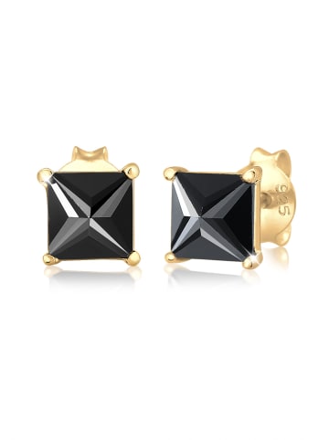 Elli Ohrringe 925 Sterling Silber Viereck in Gold