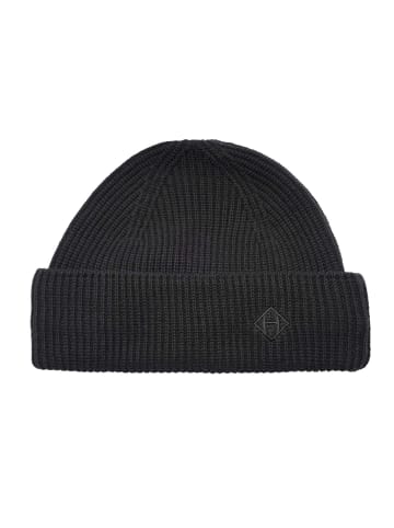 HONESTY RULES Beanie " Fishermen's " in schwarz