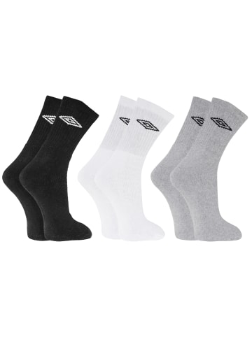 United Labels 3er Pack Umbro Socken - Sportsocken in grau