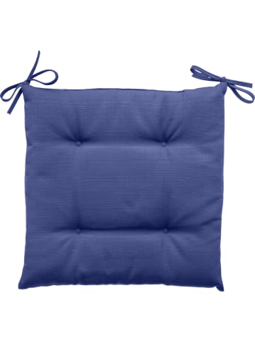 Atmosphera Créateur d'intérieur Stuhlkissen KORAI, gesteppt in Blau, 40 x 40 cm