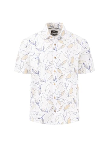 FYNCH-HATTON Polo, Shirt, AOP in Weiß