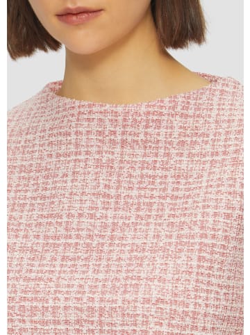 s.Oliver Sweatshirt 3/4 Arm in Rot-mehrfarbig