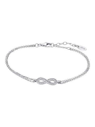 LOTUS silver Armband 925 Sterling Silber ca. 16cm weiß, silber