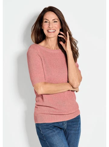 GOLDNER Kurzgröße:  Pullover Pullover in pfirsich