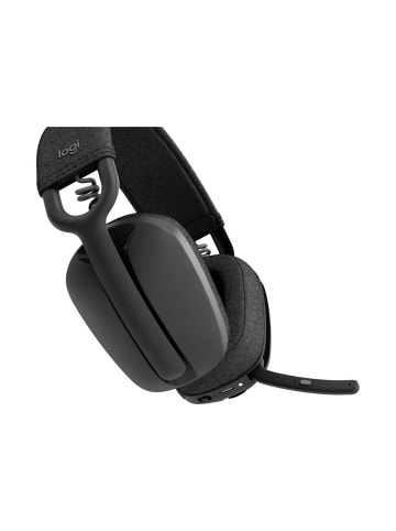 Logitech Over-Ear-Kopfhörer mit integriertem Mikrofon in Schwarz
