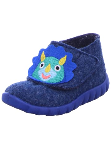 Fischer Markenschuh Hausschuh in blau