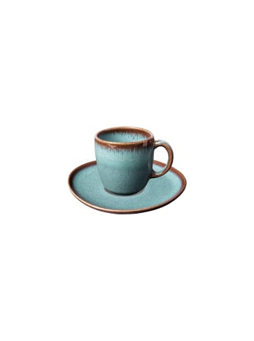 like. by Villeroy & Boch Kaffeetasse mit Untertasse Lave 190 ml in Glacé