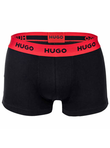 HUGO Boxershort 3er Pack in Schwarz/Weiß/Rot