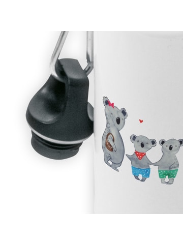 Mr. & Mrs. Panda Trinkflasche Koala Familie zwei ohne Spruch in Weiß