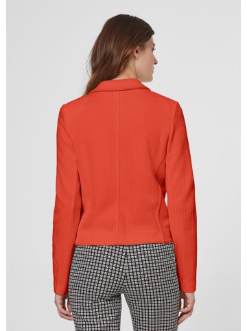 MADELEINE Kurzer Jerseyblazer mit Reverskragen in papaya