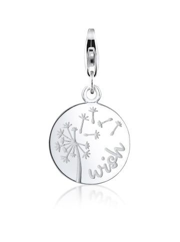 Nenalina Charm 925 Sterling Silber Blume in Silber