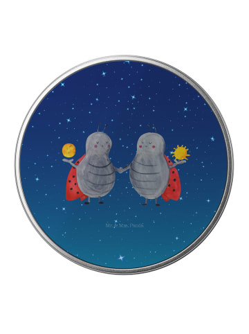 Mr. & Mrs. Panda Keksdose Sternzeichen Zwilling ohne Spruch in Sternenhimmel Blau
