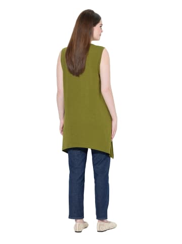 Ulla Popken Longshirt in blattgrün