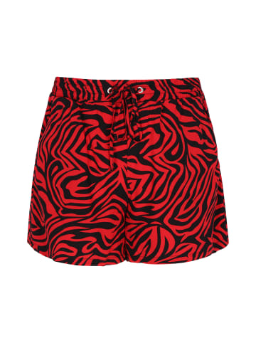 myMo Women Shorts in black red