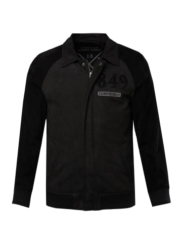 JP1880 Lederjacke in schwarz